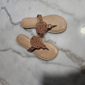 Gerry Weber Brown Sandals with Decorative Medallion